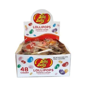 Adams & Brooks Jelly Belly Lollipops 48 Count