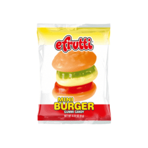 Efrutti Gummi Mini Burgers 9g (0.32oz) - BB 4 Jul 2023