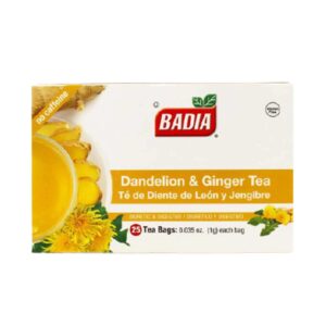 Badia Dandelion & Ginger Tea 25 Bags 1g