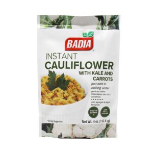 Badia Instant Cauliflower with Kale & Carrots 113.4g