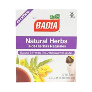 Badia Natural Herbs Tea 10 Bags 1.3g (0.045oz)