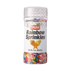 Badia Rainbow Sprinkles 85g (3oz)