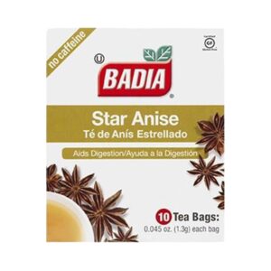 Badia Star Anise Tea 10 Bags 1.3g (0.045oz)