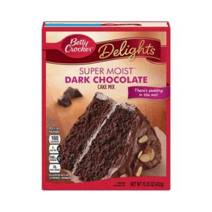 Betty Crocker Dark Chocolate Cake Mix 432g (15.25oz)