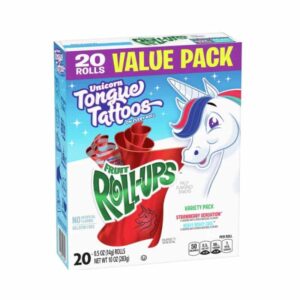 Betty Crocker Fruit Roll-Ups Strawberry Sensation & Berry Cool 283g (10oz)?