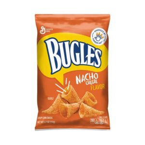 Bugles Nacho Cheese Crispy Corn Snacks 104g (3.7oz)