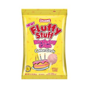 Charms Fluffy Stuff Birthday Cake Cotton Candy 60g (2.1oz)
