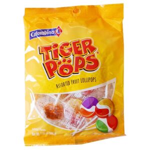Colombina Tiger Pops Peg Bag 170g (6oz)