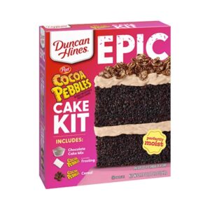 Duncan Hines Epic Cocoa Pebbles Cake Kit 691g (24.37 oz)