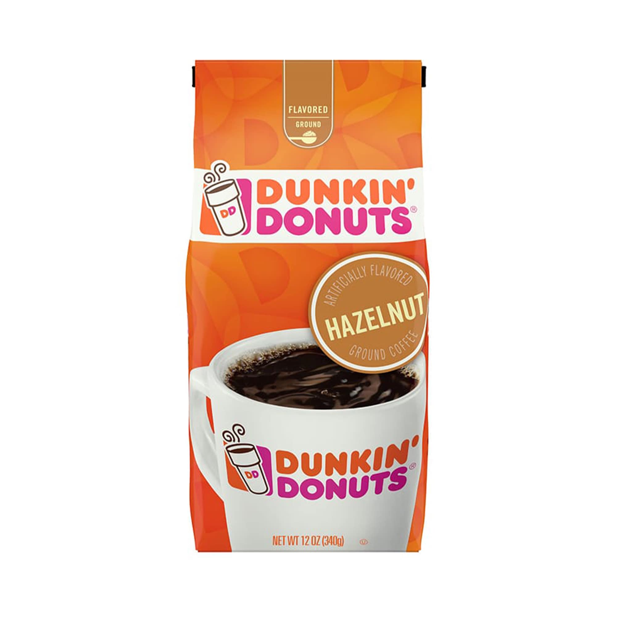 Dunkin Donuts Hazelnut Ground Coffee 340g (12oz)