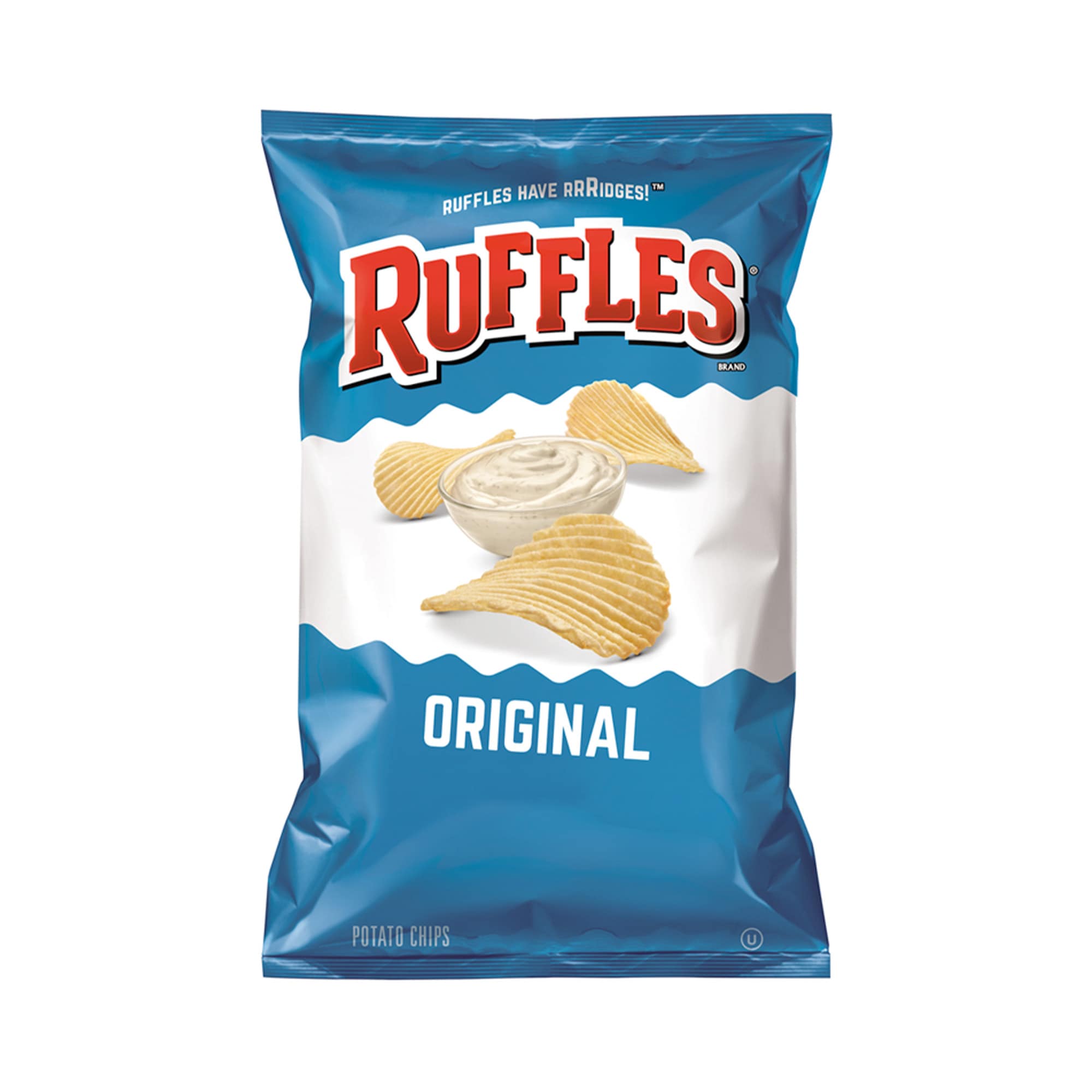 Frito Lays Ruffles Regular Potato Chips 184g