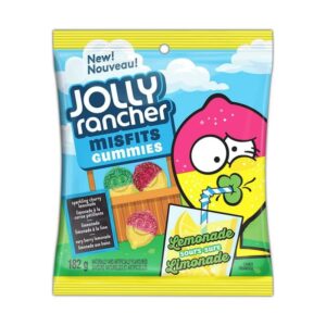Jolly Rancher Misfit Assorted Gummies Lemonade Sours 182g
