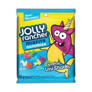 Jolly Rancher Misfit Assorted Tropicals Uni-Sharks 182g