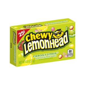 Lemonhead Chewy Fiercely Citrus $0.25 Box 23g