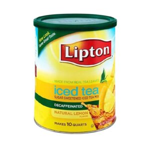 Lipton Iced Tea Decaf Lemon Powder Mix 670g (23.6oz)