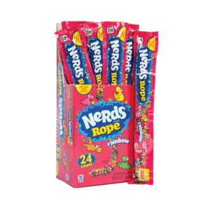 Nerds Rainbow Ropes 26g (0.92oz) (Pack of 24)