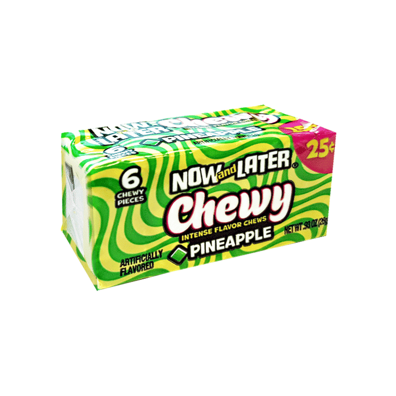 Now & Later Chewy Pineapple 26g (0.93oz)