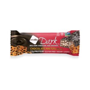 Nugo Dark Chocolate Pretzel Sea Salt Bar 50g (1.76oz) - 7 MAY 23