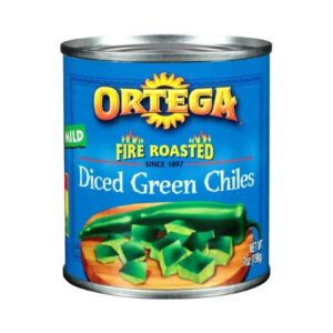 Ortega Diced Green Chillis 198g (7oz) - March 2023