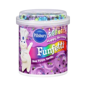 Pillsbury Bold Purple Vanilla Funfetti Frosting 442g
