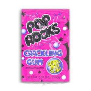 Pop Rocks Bubble Gum Popping Candy 9.5g
