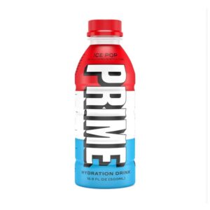 Prime Hydration Drink by KSI Logan Paul Red White & Blue - Ice Pop 500ml