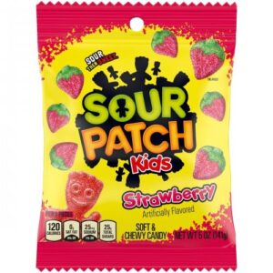 Sour Patch Kids Strawberry Peg Bag 141g (5oz)