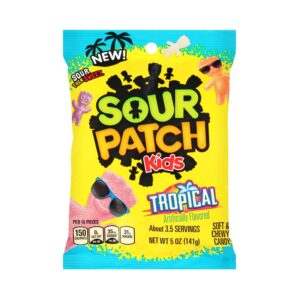 Sour Patch Kids Tropical Soft & Chewy Candy 141g