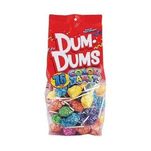 Spangler Dum Dum Color Party Rainbow 363g 75ct