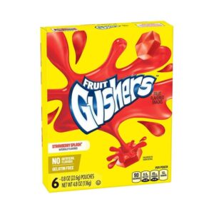 Betty Crocker Fruit Gushers Strawberry Splash 136g (4.8 oz) 