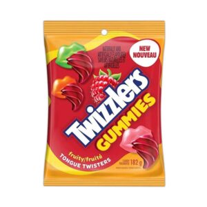 Twizzlers Tongue Twisters Fruity Gummies 182g