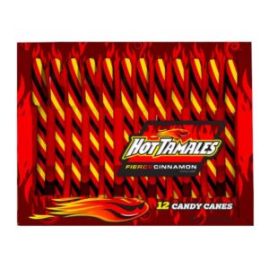 Hot Tamales Fierce Cinnamon Candy Canes 150g (5.3oz)