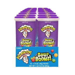 Warheads Sour Booms Assorted Flavours 49g