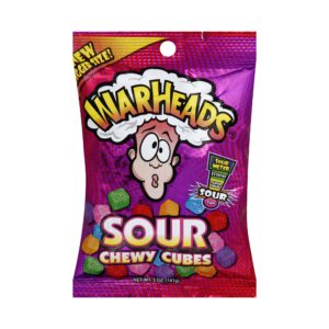 Warheads Sour Chewy Cubes 141g (5oz)