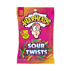 Warheads Sour Twists Peg Bag 113g (4oz)