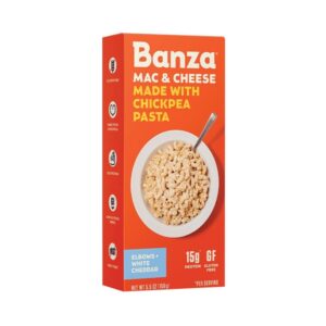 Banza Mac & Cheese Chickpeas Pasta White Cheddar 156g (5.5oz)