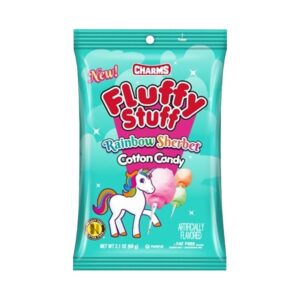 Charms Stuff Rainbow Sherbert Cotton Candy 60g (2.1oz)