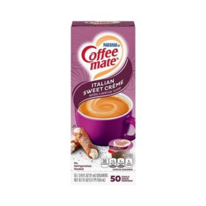 Coffee Mate Italian Sweet Cream Liquid 50 Count 10.60g (0.375oz)