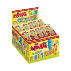 eFrutti Gummi Sour Fruity Fries 15.5g (.55oz) 48 count