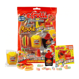 Efrutti Gummi Hanging Bags Movie Tray Pack 77g (2.7oz)