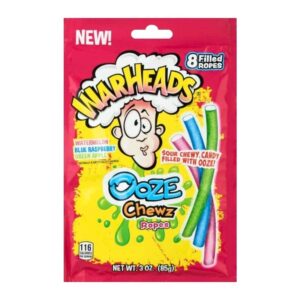 Warheads Ooze Chewz Ropes 85g (3oz) - 09 MAR 2023