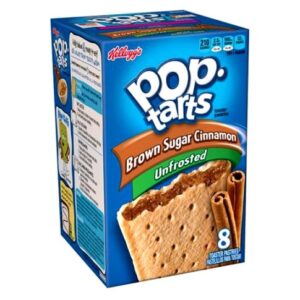 Pop Tarts Unfrosted Brown Sugar Cinnamon 384g 8pcs - BB 28 APR 23