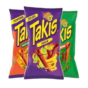 Takis 3 Flavour Variety Pack 190g - Original, Nacho Xplosion & Fuego